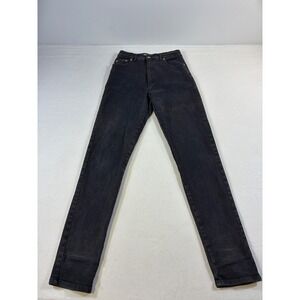 Vintage Blue Light RX900 Jeans Made in Italy Faded Black High Waist Slim 36